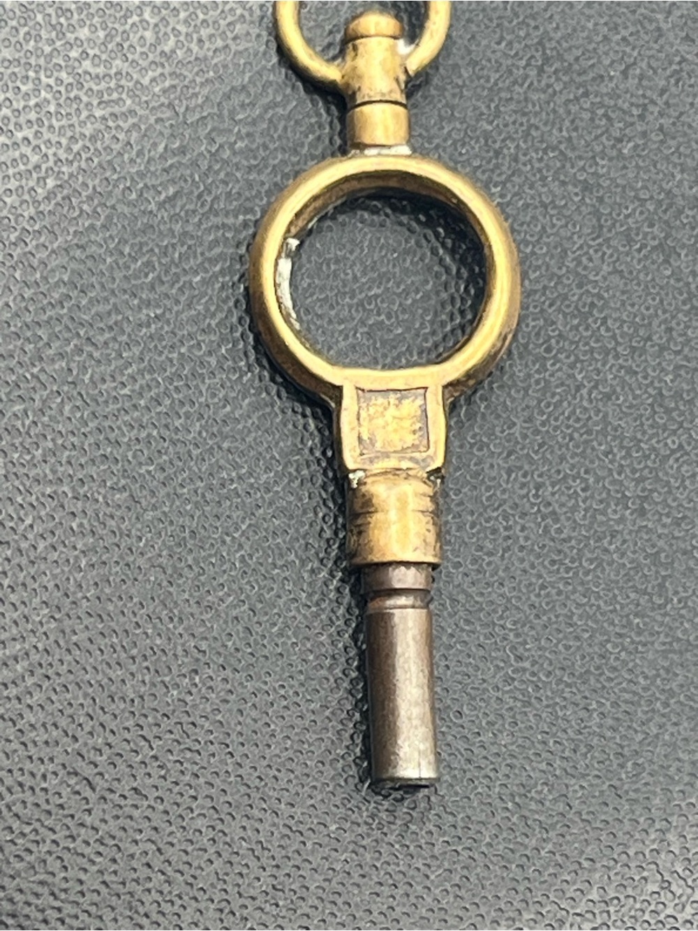 Victorian gold & silver tone size 6 vintage pocket watch winding key antique - Picture 12 of 14